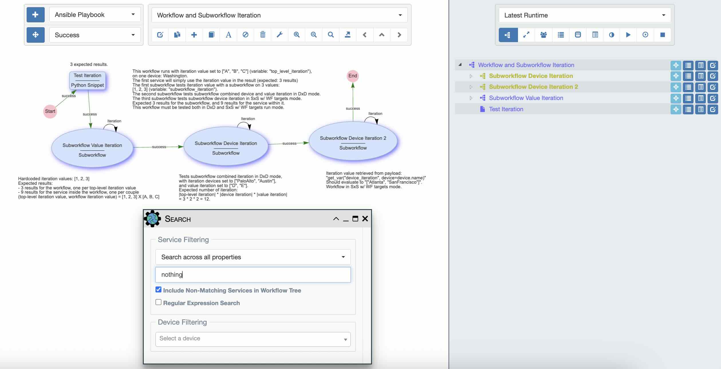 Workflow Tree Display