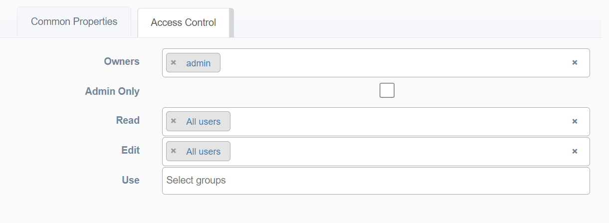 Menu and Endpoint Access